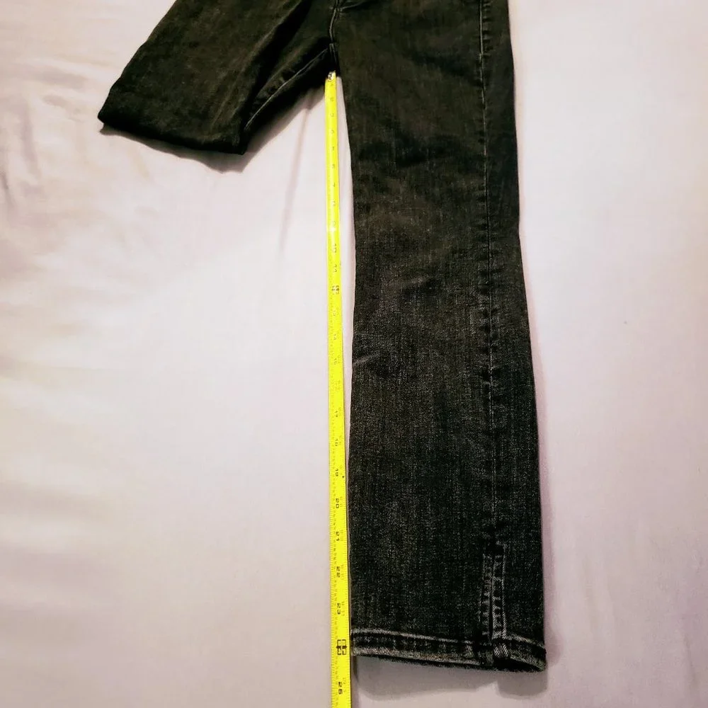 GOOD AMERICAN Skinny Jeans, Black Cotton High Rise Button Fly Pocket Casual 0/25 - Picture 13 of 16